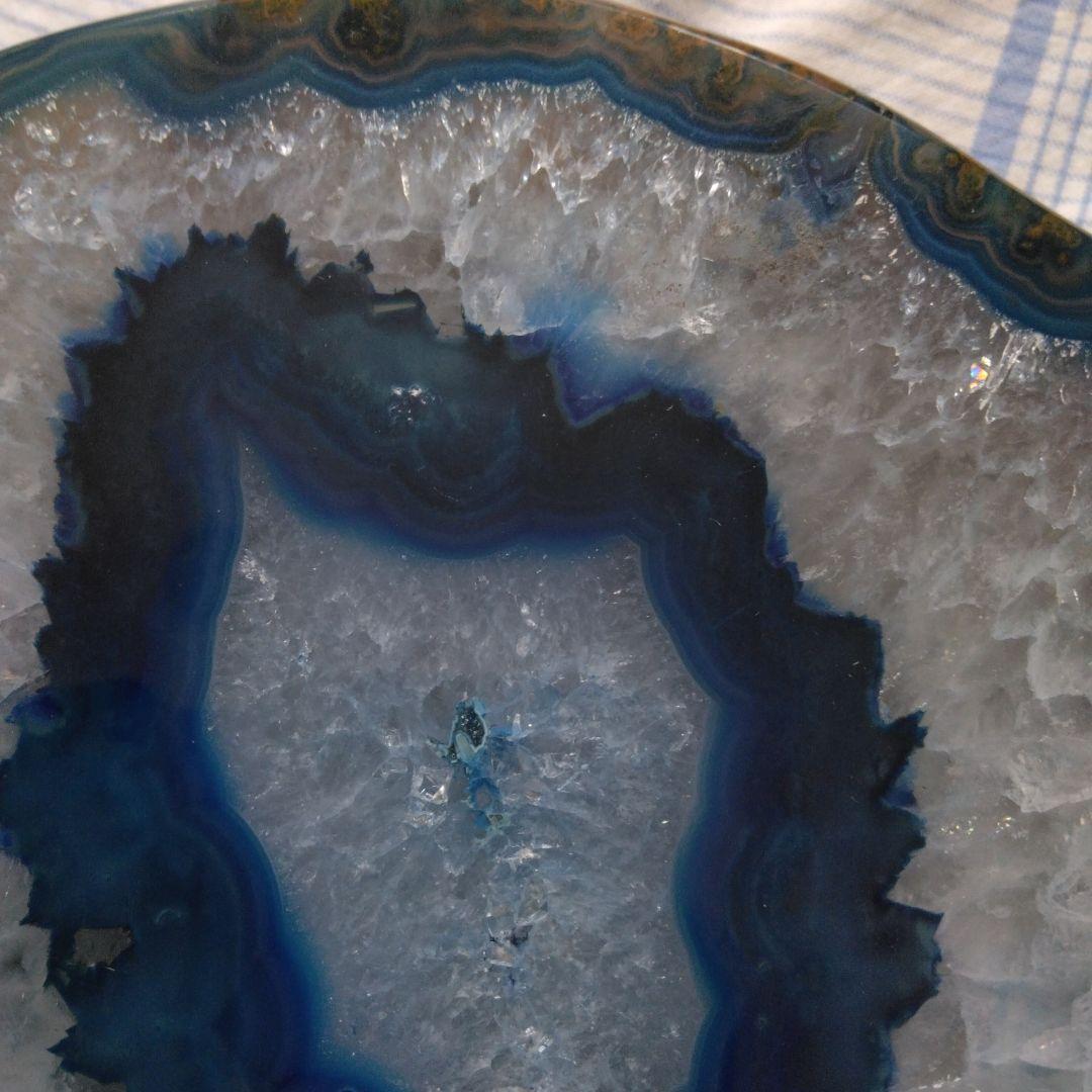 青瑪瑙ドーム、原石、ジオード、開運、縁起物、観賞石、パワーストーン、厄除け、石