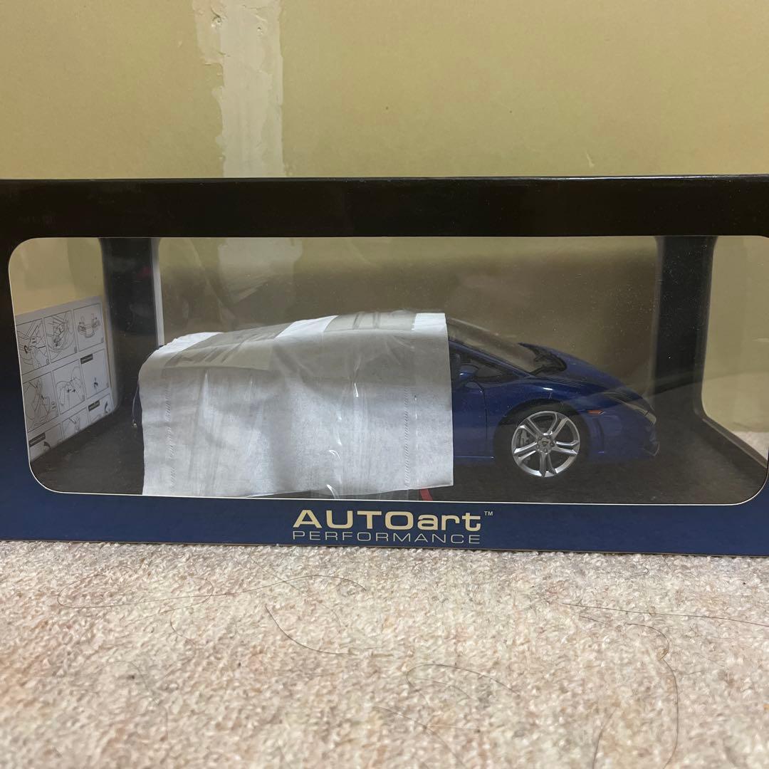 AUTOart Lamborghini 青 ミニカー