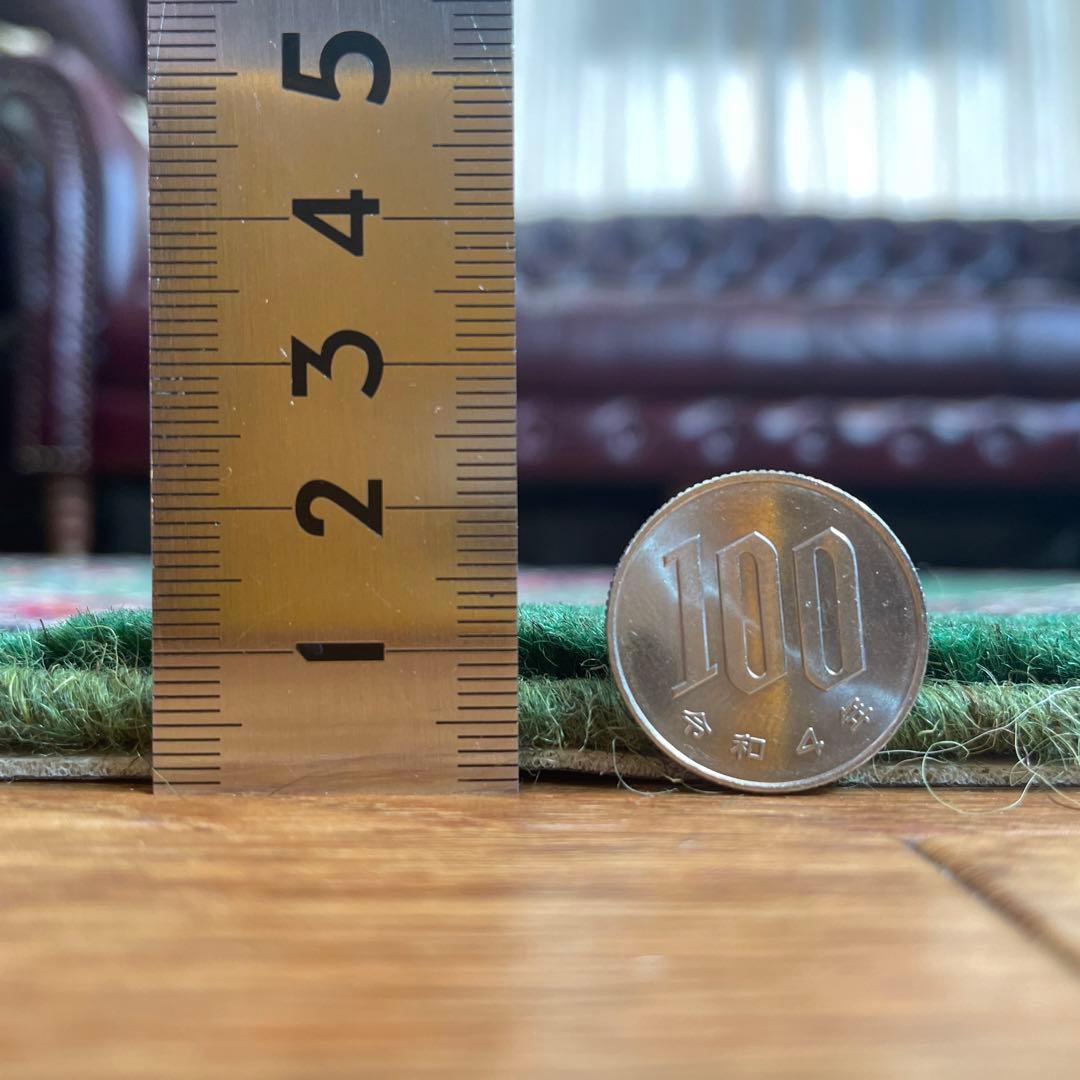 手織りペルシャ絨毯　新品　ウール&シルク　コルドグーチャン産　204×136cm