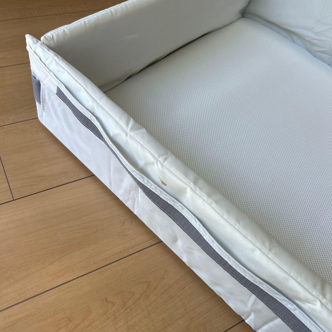 アップリカ　ココネルエアーab ベビーベッド　グレーベア