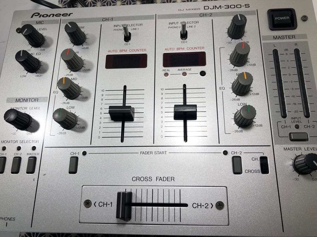 pioneer dj パイオニア　DJM-300 銀　フェーダーメンテナンス
