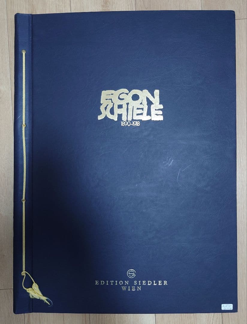 真作 エゴン・シーレ 生誕100年 リトグラフ10枚挿画本 販売時60万円