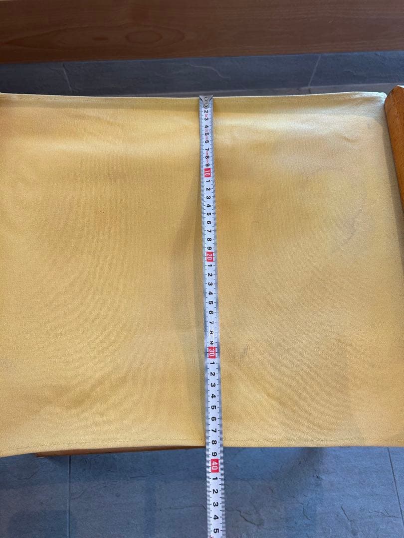 テレスコープ ビンテージ イエロー ディレクターズチェア 2脚セット