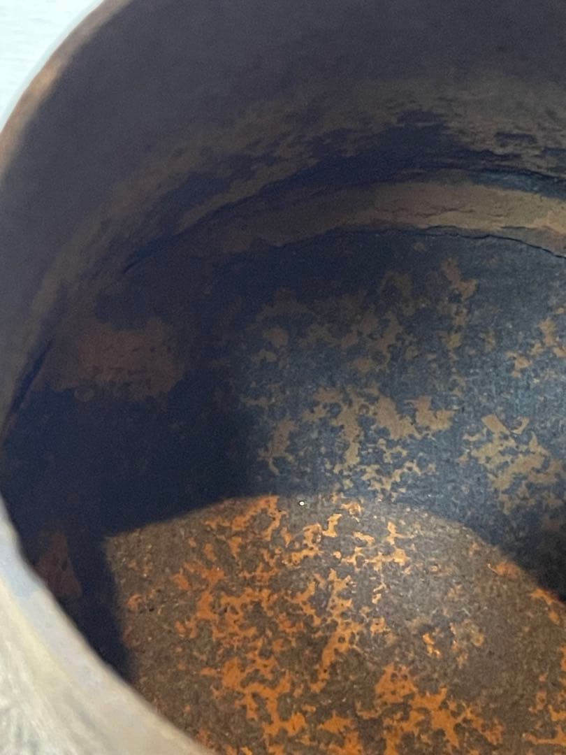 南部鉄器　鉄瓶　鉄製浮彫り鉄瓶　アンティーク　時代物122