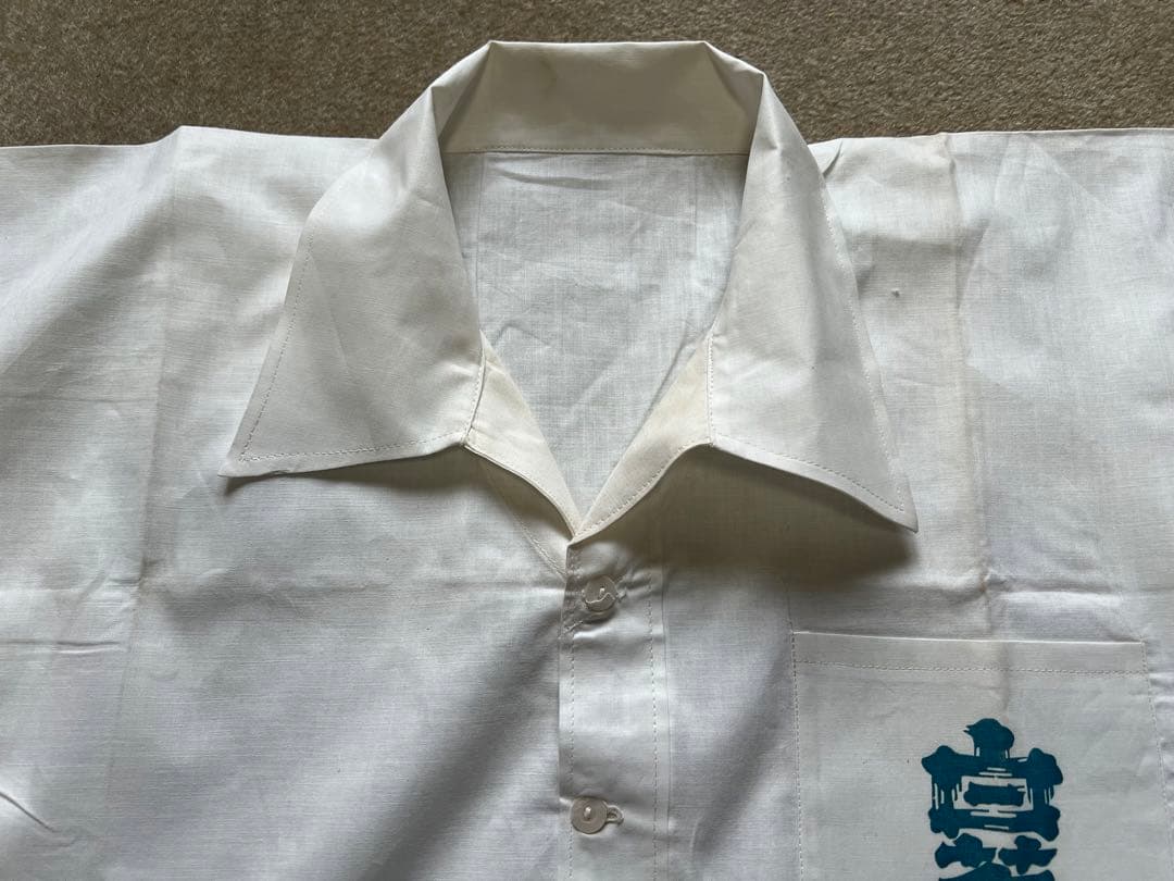 白菊 酒造 酒蔵 日本酒 昭和レトロ 制服 作業着 ボックス 七分袖