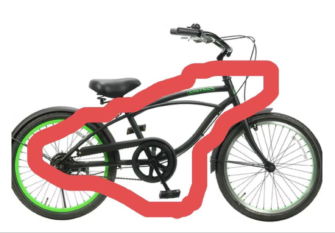 Feeling of Deck キッズ ビーチクルーザー fod フレーム