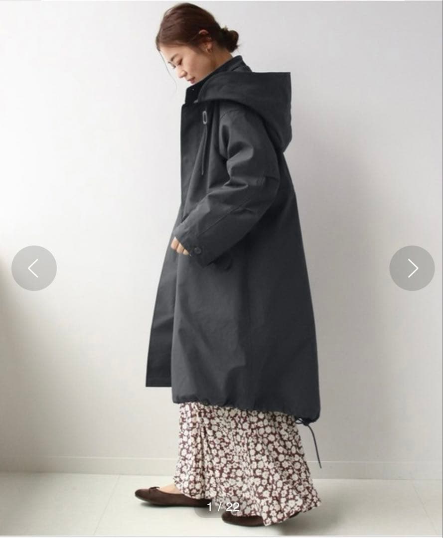 JOURNAL STANDARD relume モッズコート ブラック