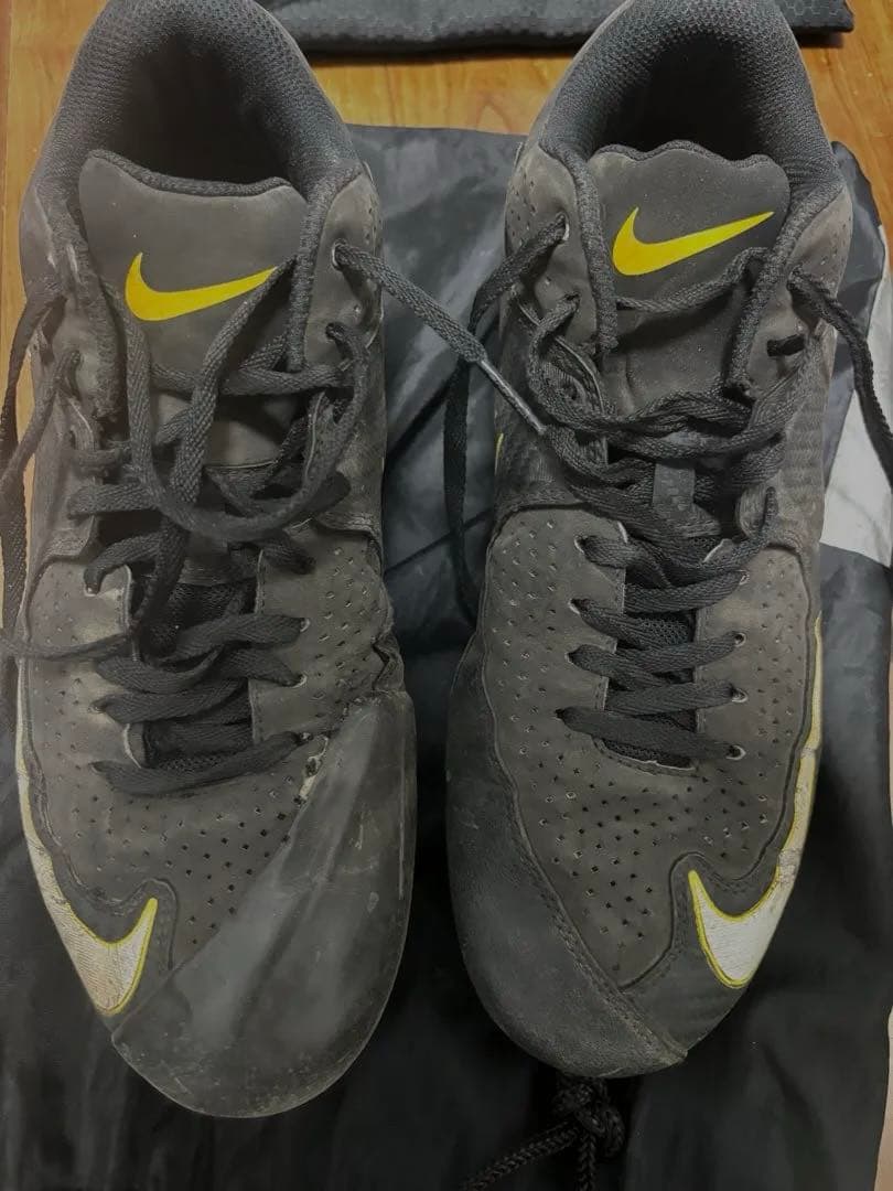 プロ　支給品　Nike スパイク　野球　寺原選手　実使用　27センチ　ヌバック