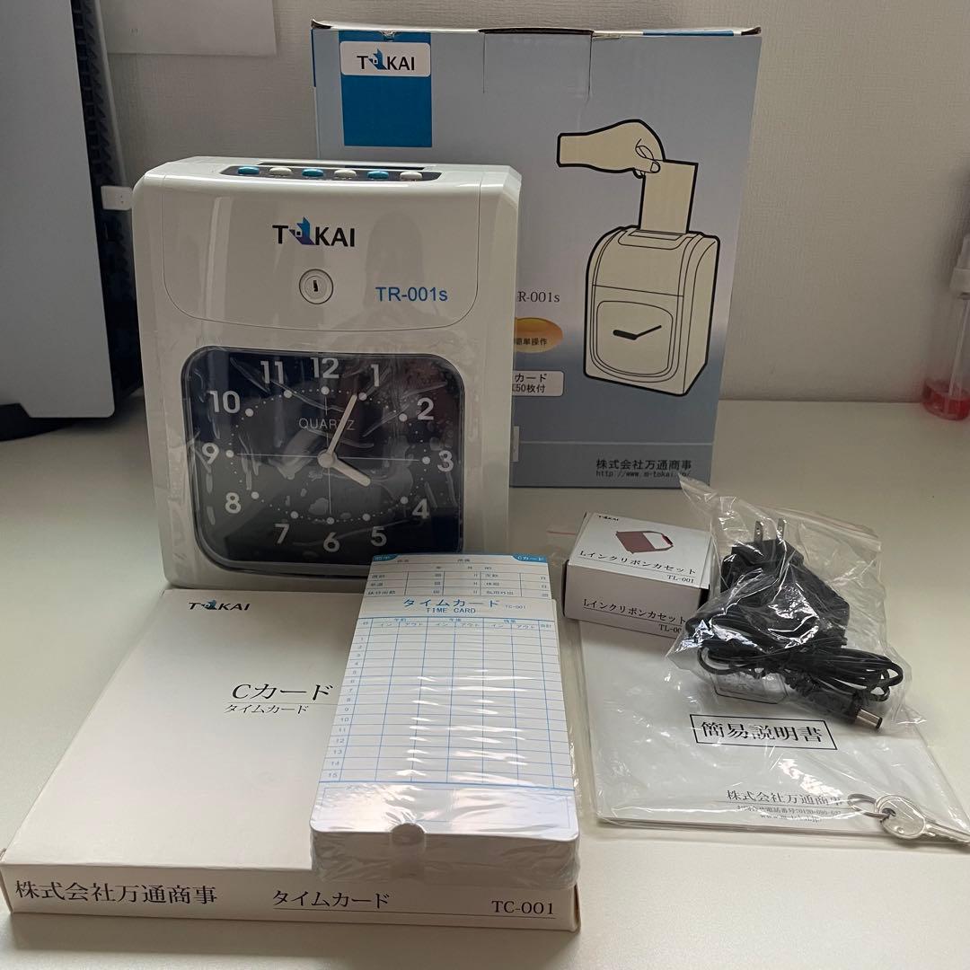 TOKAI タイムレコーダー TR-001s 両面印字 200枚 《動作確認済》