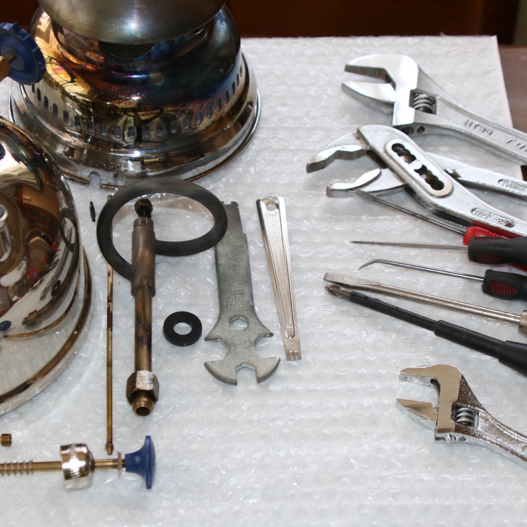 値下げ　ペトロマックス HK500　ケース付　灯油ランタン　カラー：ニッケル