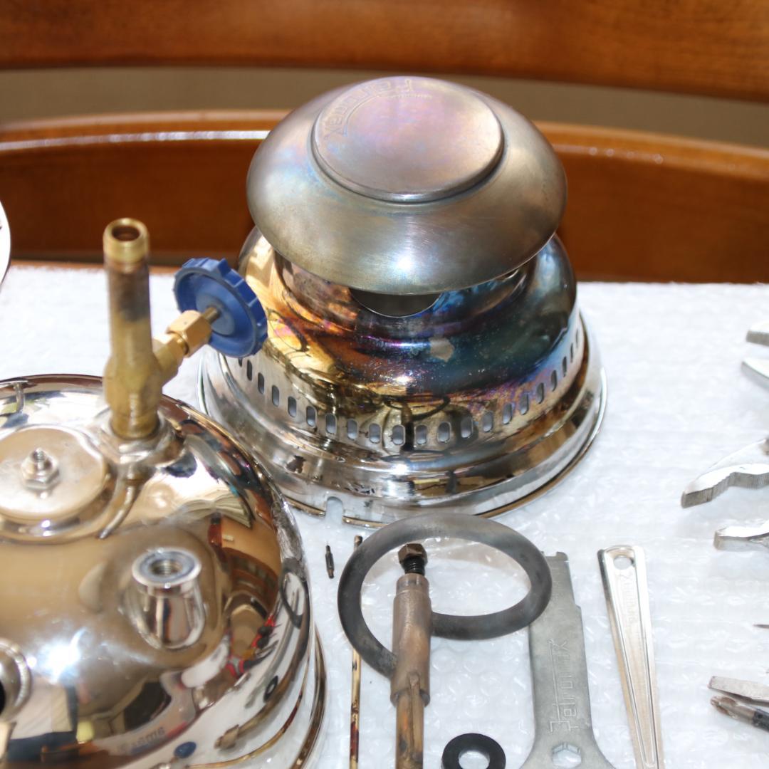 値下げ　ペトロマックス HK500　ケース付　灯油ランタン　カラー：ニッケル