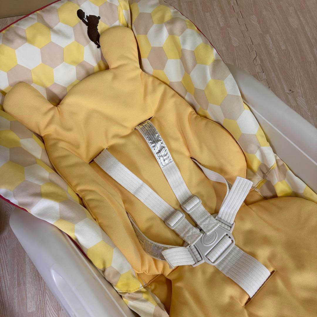 極上クリーニング済　☆美品☆　コンビ　ハイローベッド＆チェア　くまのプーさん