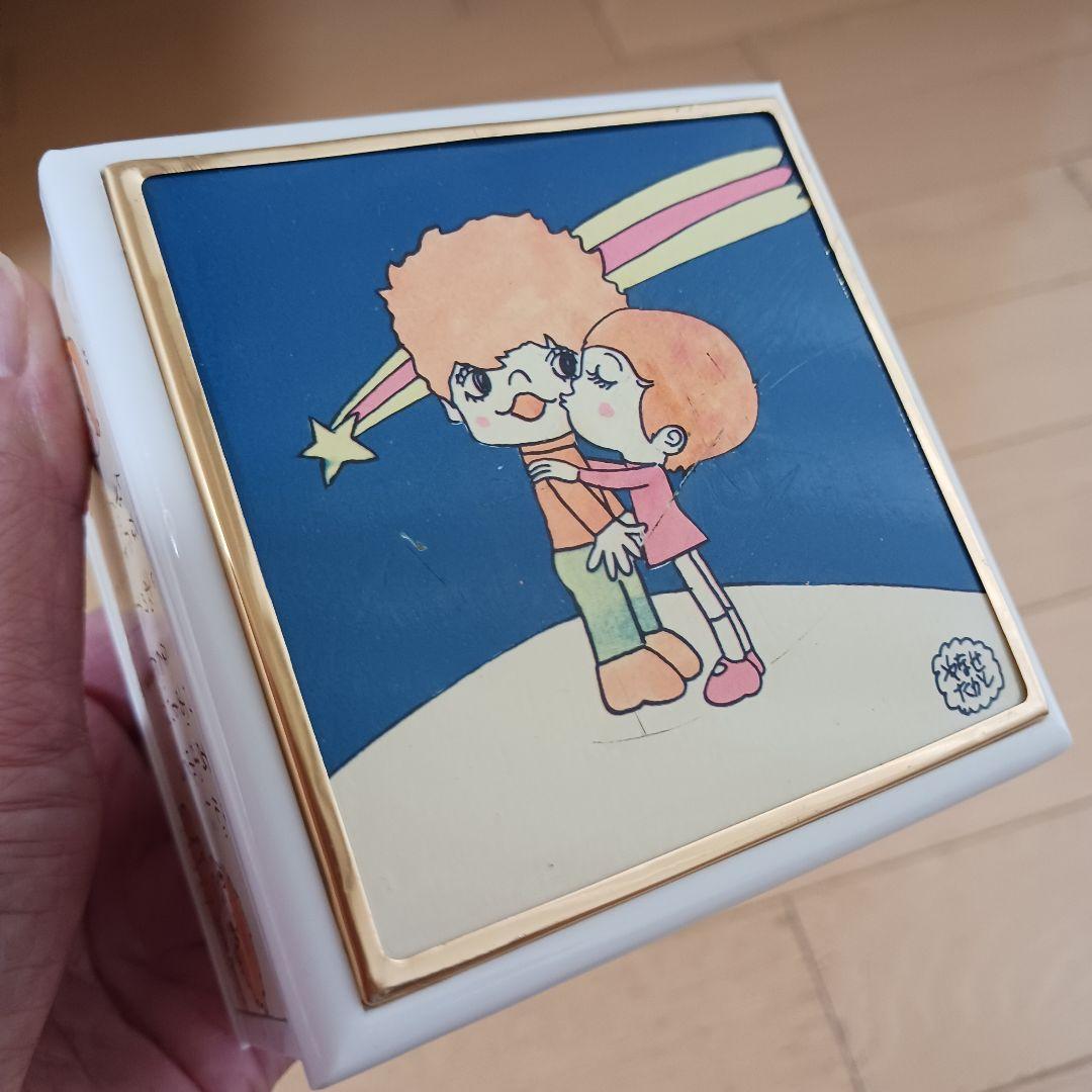 やなせたかし　オルゴール　ポエム　絵画サイン入り作品　詩　NHK　詞　希少　置物