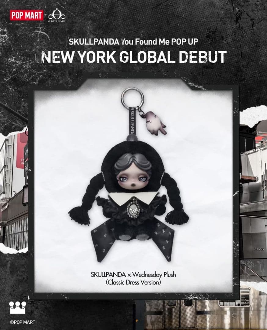A*L様 スカルパンダ SKULLPANDA x Wednesday アメリカ