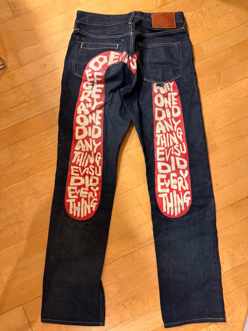 EVISU カスタムメイド ダークデニム 29x34