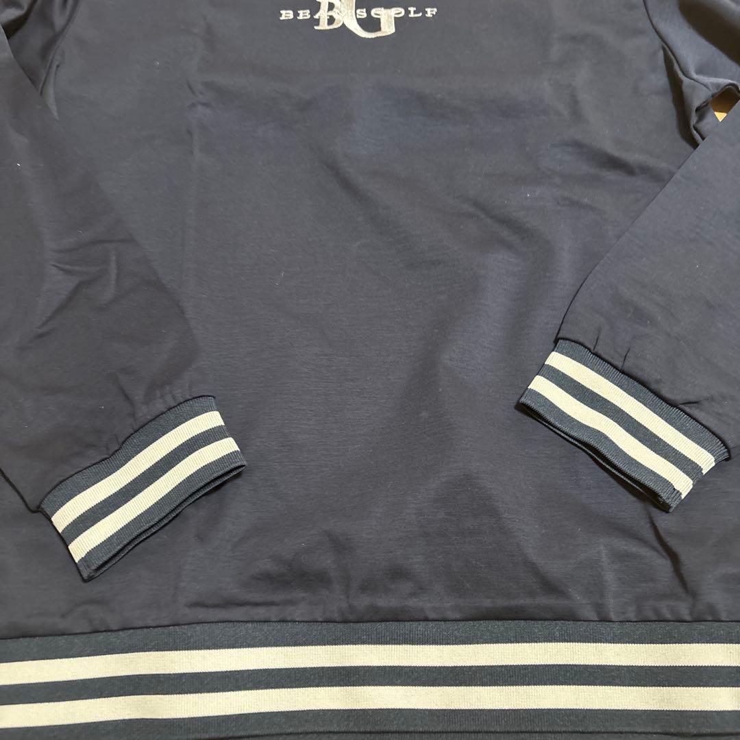 BEAMS GOLF モックネック プルオーバー L UVカット メンズ