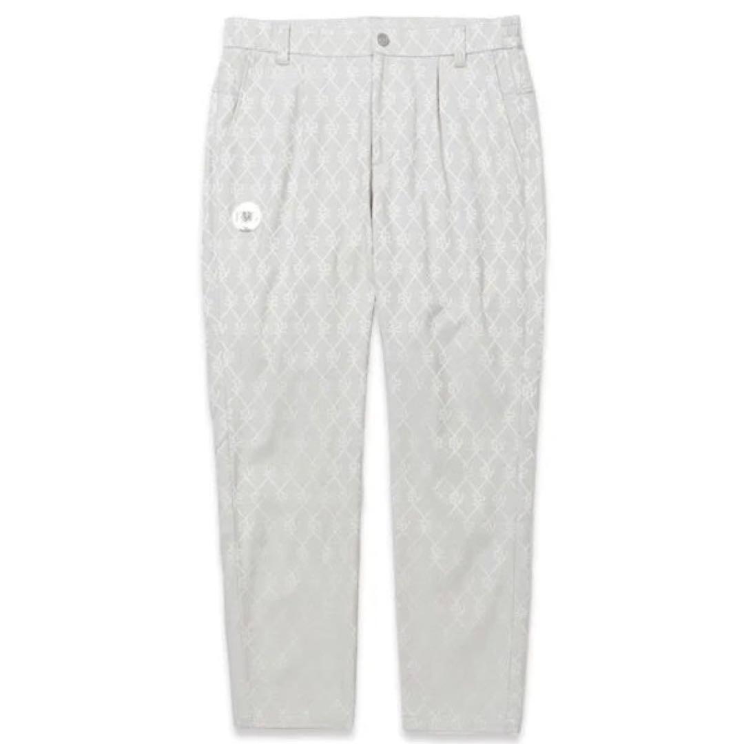 SY32グレー　LサイズJACQUARD STRETCH WOVEN PANT