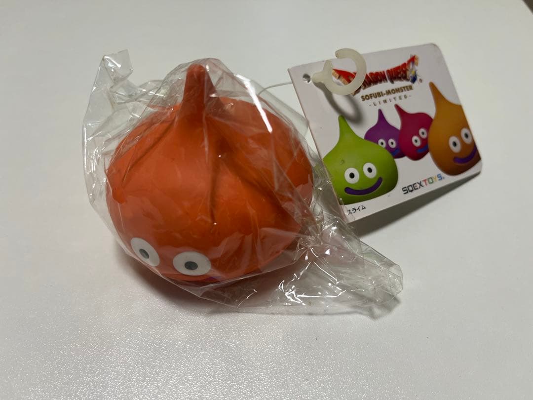 【レア】　ドラゴンクエスト　ソフビモンスターリミテッド　スライムレース　オレンジ
