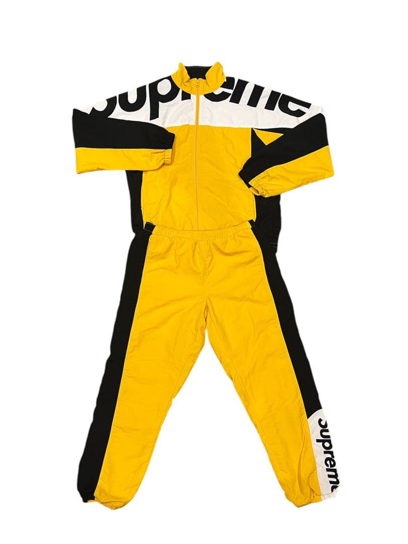 Supreme セットアップ イエロー/ブラック