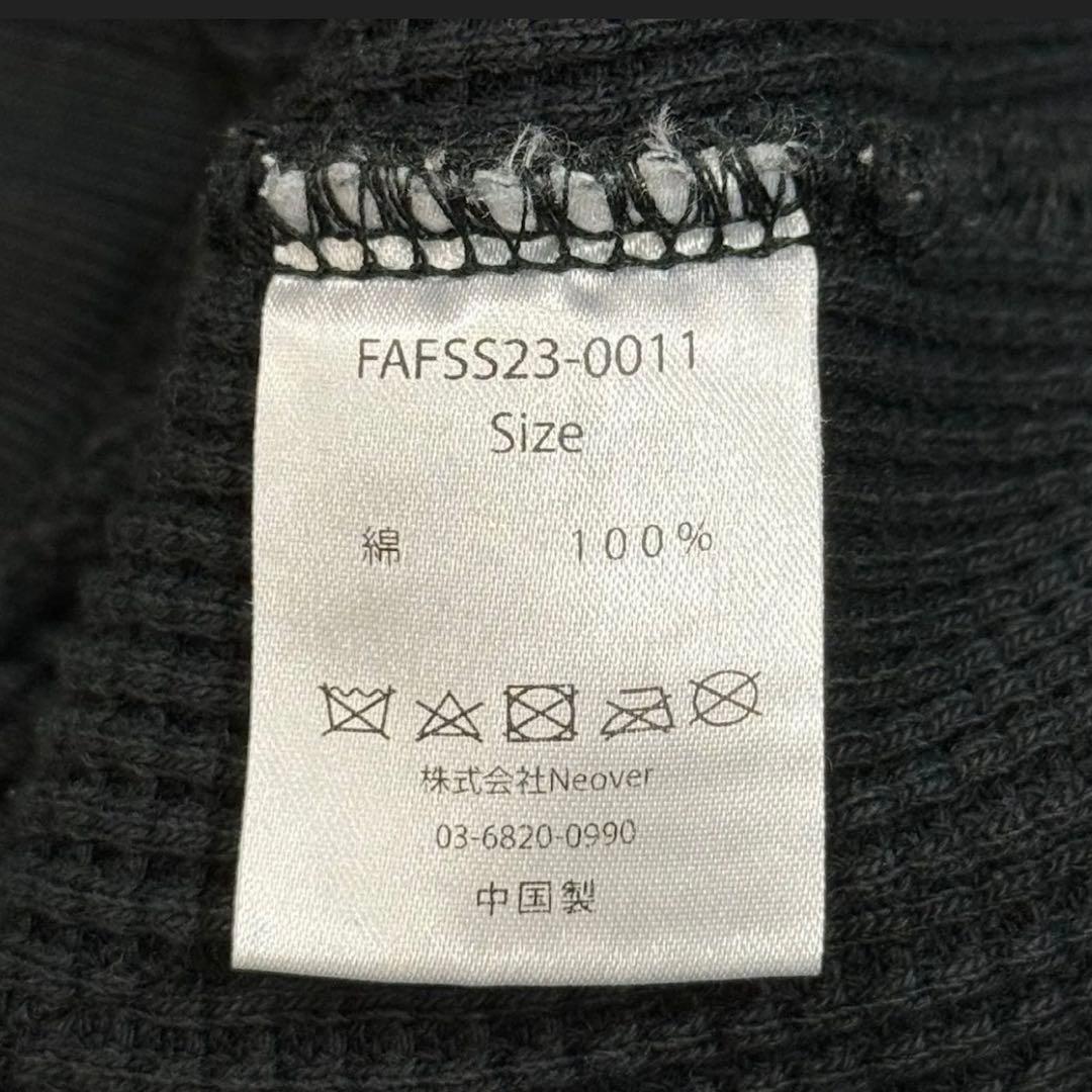 fake ass flowers ハーフジップスウェット