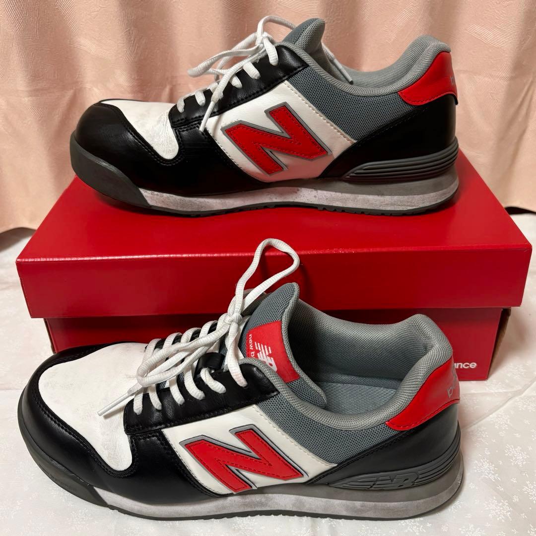 New Balance 安全靴 JSAA A種 軽量 幅広 作業靴 25cm