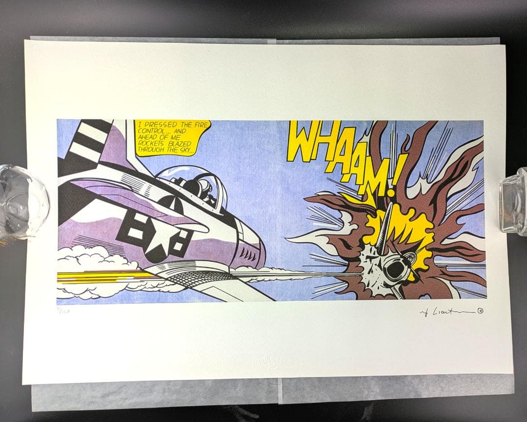 ロイ・リキテンスタイン「WHAAM!」 限定150部 オフセット複製 COA付