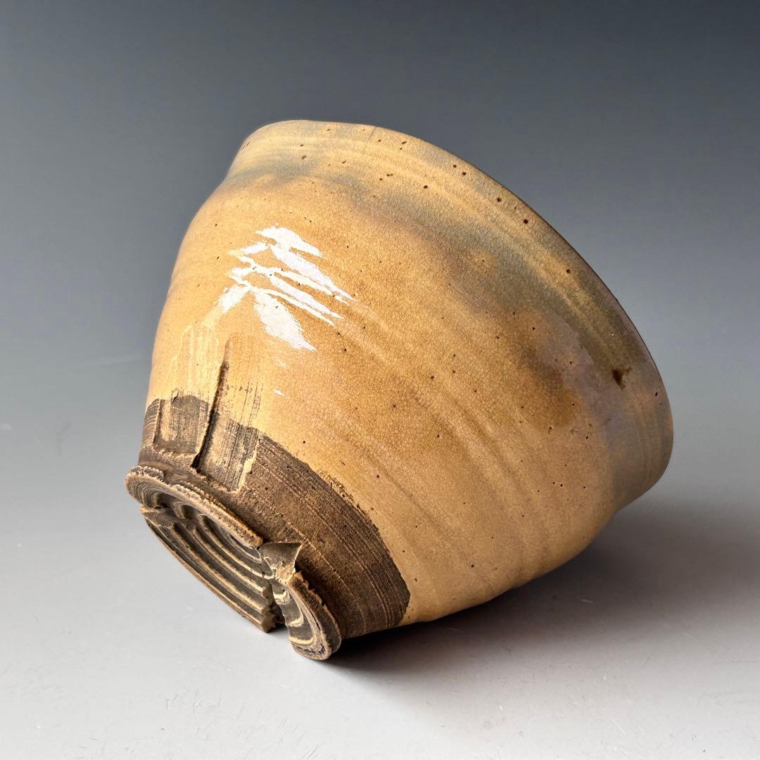 茶道具　対州御本　茶碗　江戸中期　佐々木三味　極書　銘「鳴門」古美術　濃茶　茶