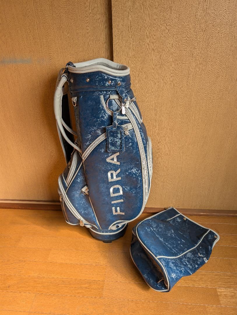 フィドラ大型キャディバッグ中古メンズFIDRAゴルフクラブバッグオシャレ