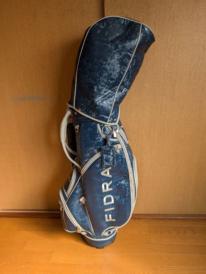 フィドラ大型キャディバッグ中古メンズFIDRAゴルフクラブバッグオシャレ