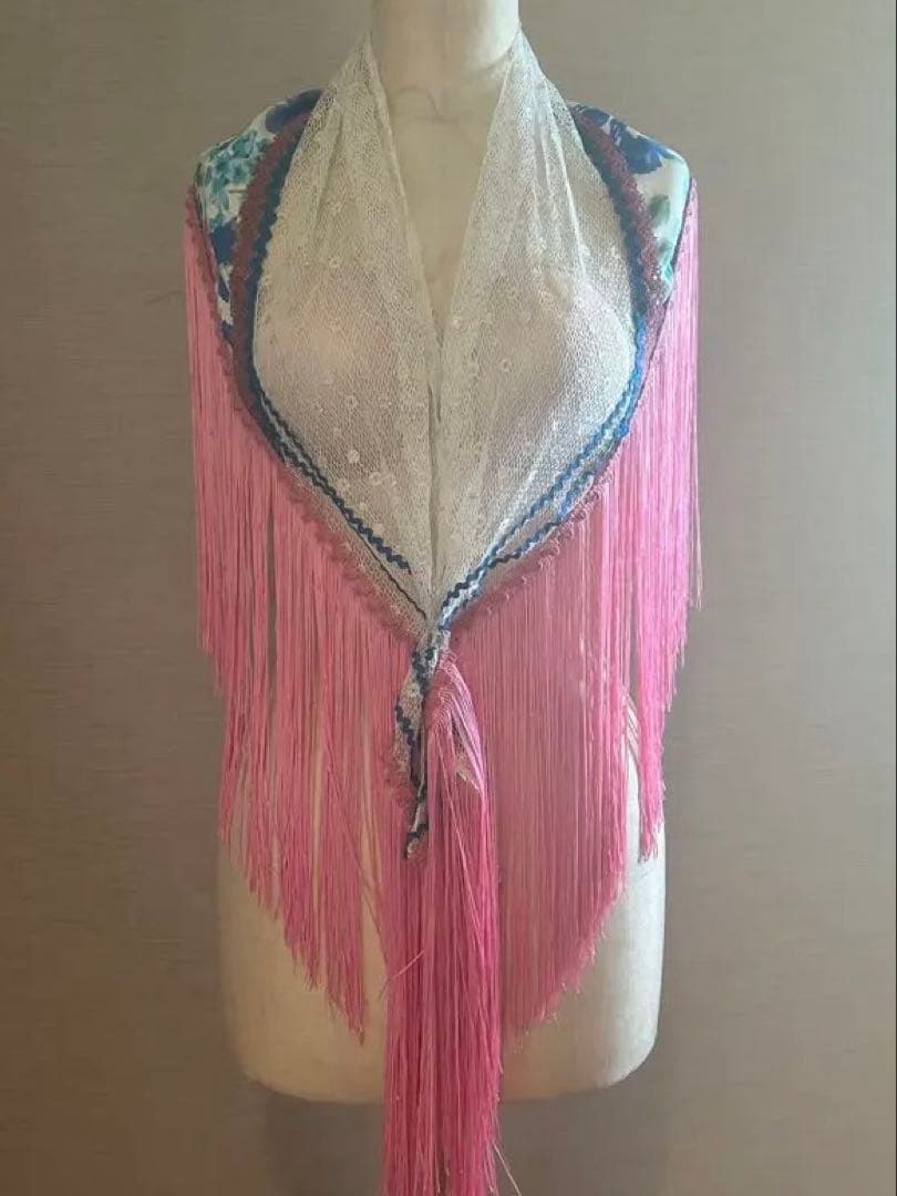 新作☆春カラー☆フラメンコシージョフリンジ衣装 ピンク