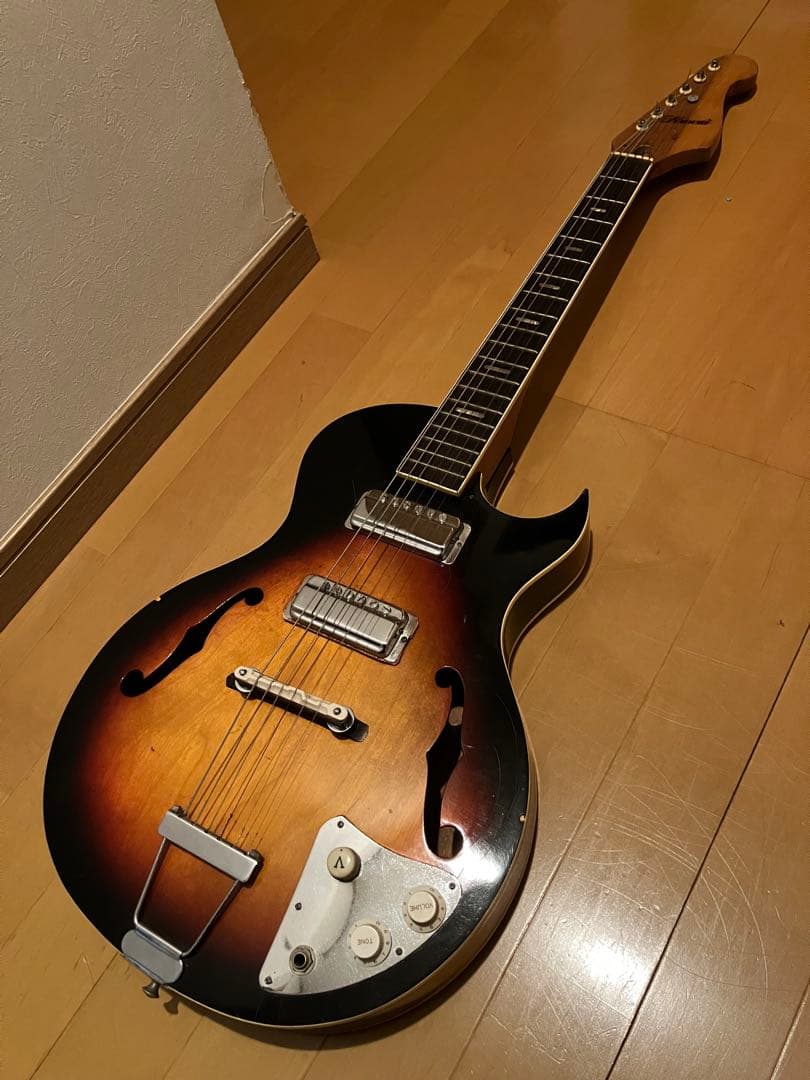 年式不明　モデル名不明　kawaiフルアコ