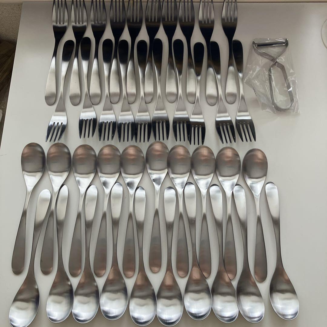 燕41点 スプーン大 フォーク大各20 ピーラー1