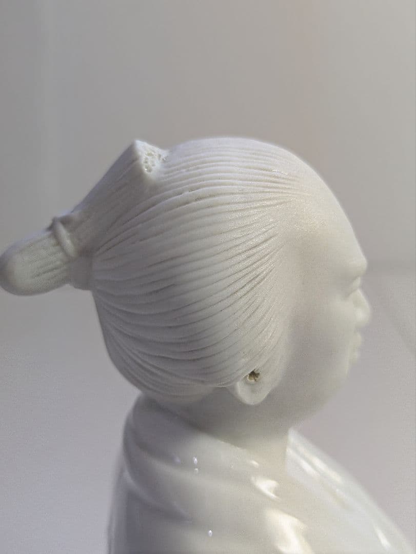 有田焼、十二代酒井田柿右衛門、『白磁坂本龍馬胸像』、銘有、箱無