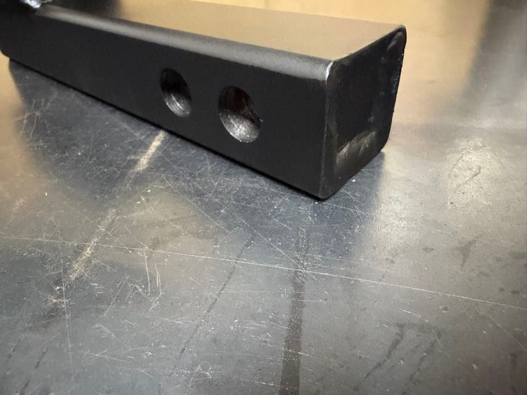 塗装品ソレックス40mm用ヒッチメンバー50mmと2インチ変換アダプター