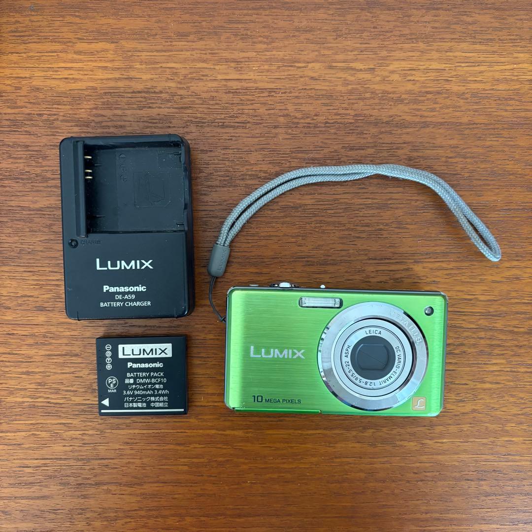 Panasonic LUMIX DMC-FS7 グリーン デジタルカメラ