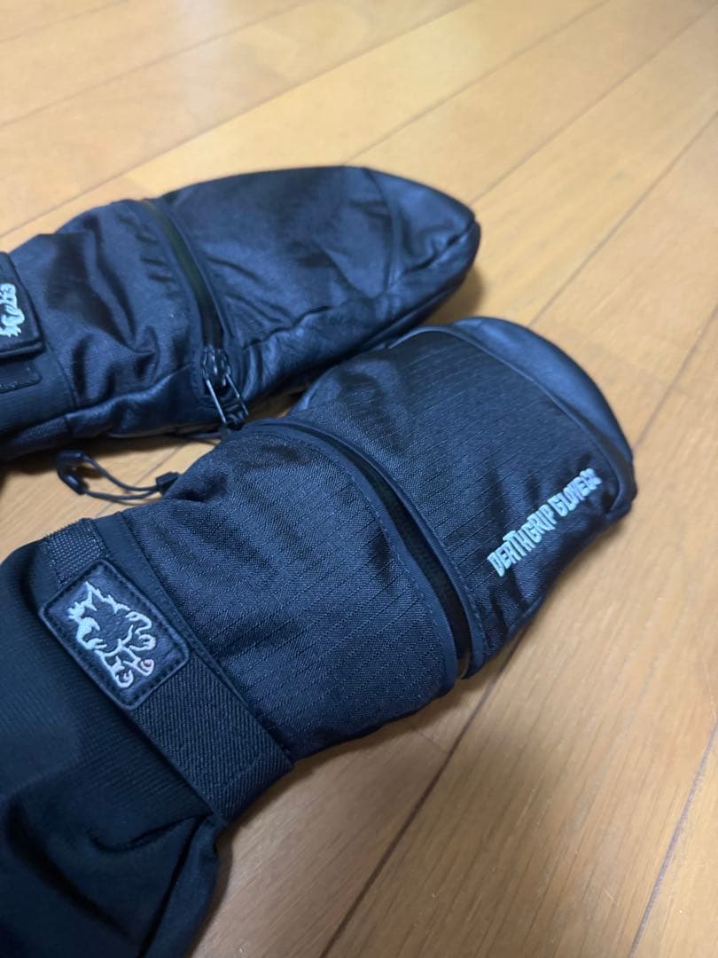 DEATHGRIP GLOVE CO. ブラックグローブ デスグリップグローブL