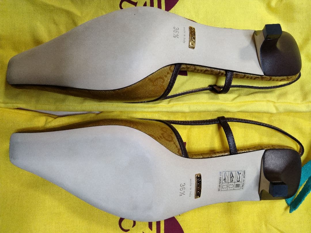 【新品】グッチ GUCCI × アディダス コラボ ヒール ミュール パンプス