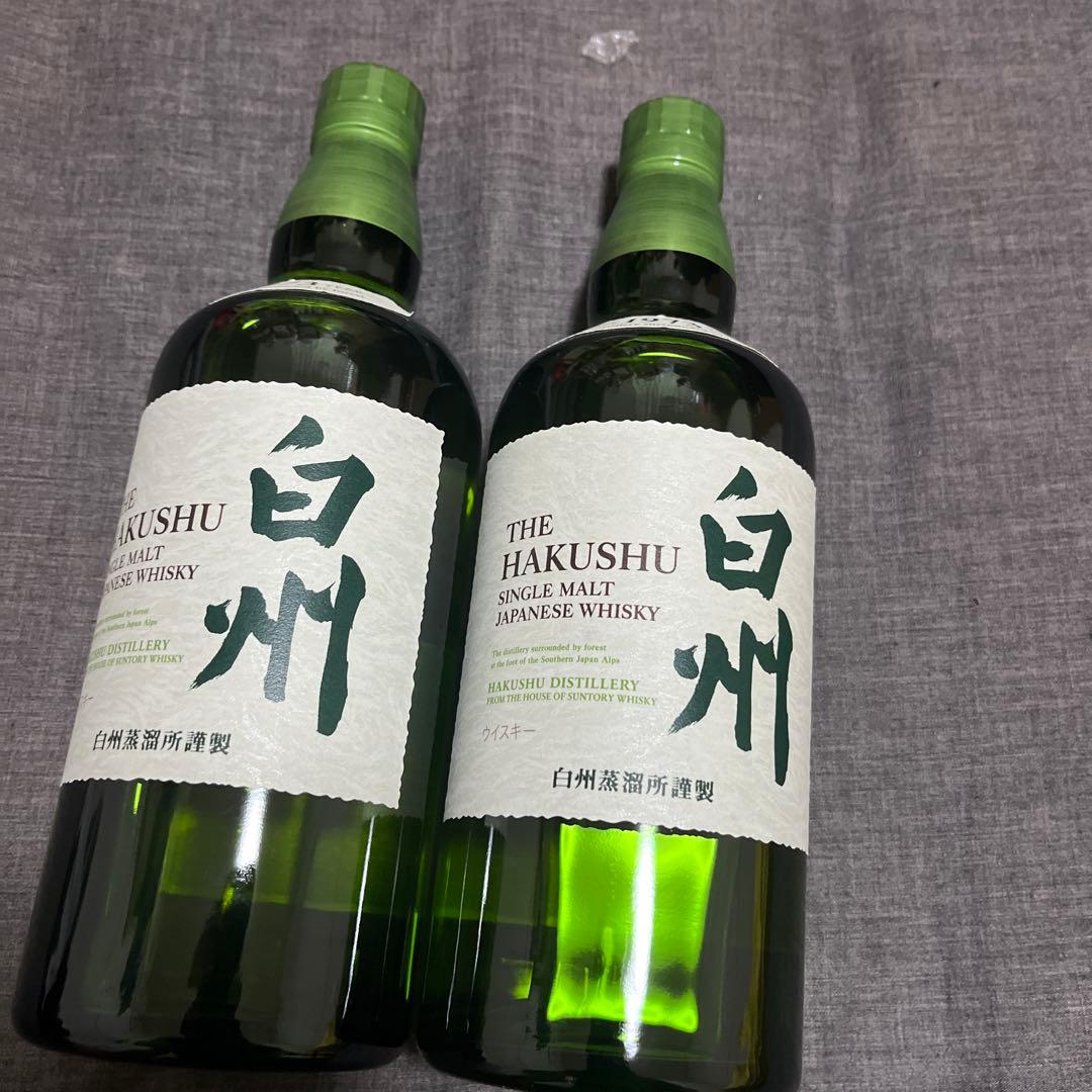 サントリー 白州 シングルモルトウイスキー 700ml 2本セット