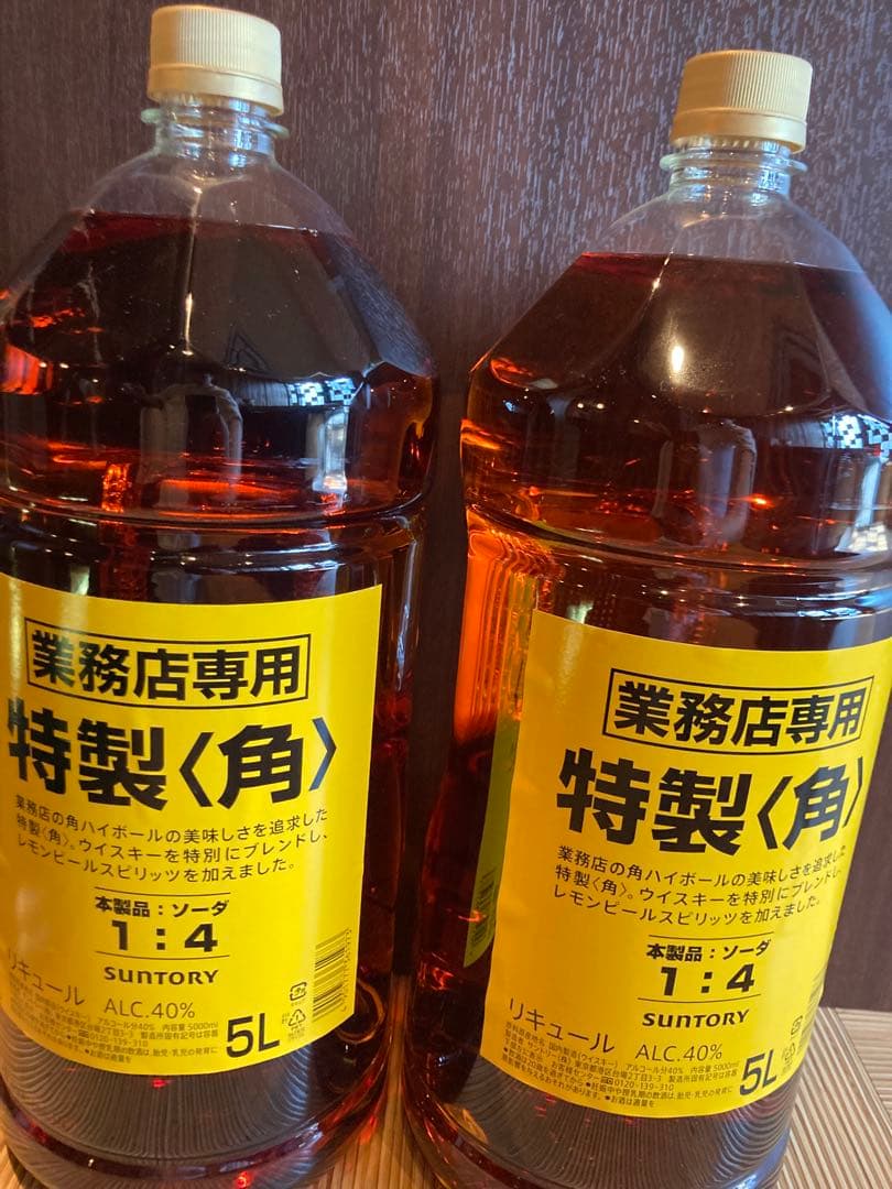 SUNTORY 特製 角ウイスキー 5L２本セット