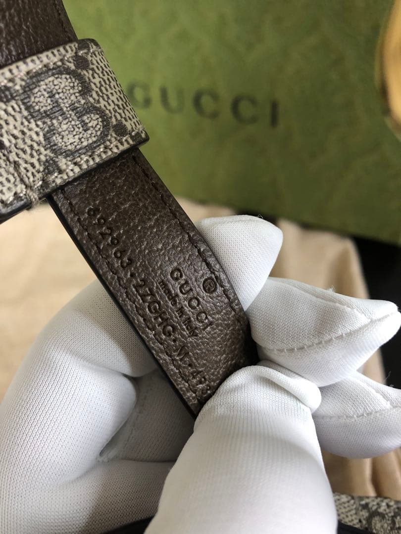 新品未使用 GUCCIグッチ ハーネス GG柄 インターロッキング Mサイズ