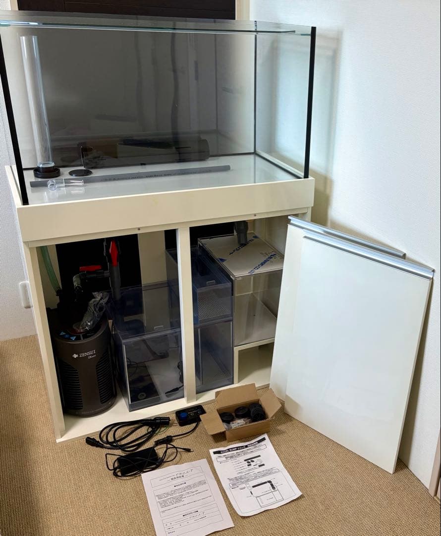 オーバーフロー水槽900×450×H500　引き取り限定