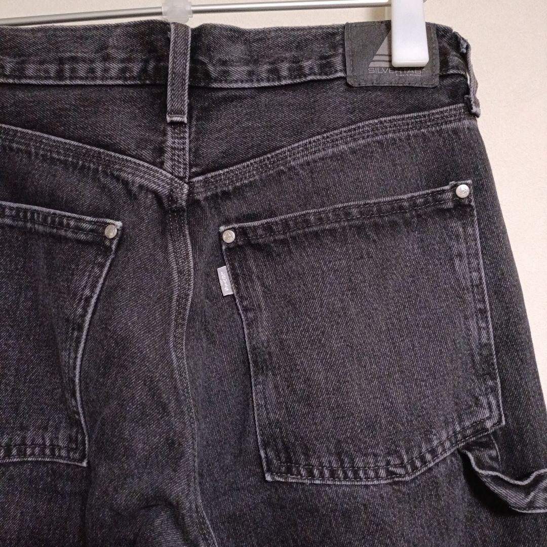 リーバイス　シルバータブ バギーカーペンター　ブラック