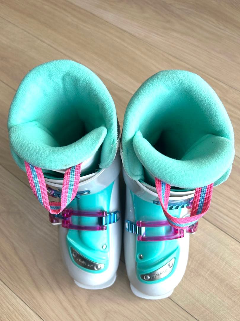 ジュニア　女の子　スキー3点セット　★スキー板&ブーツ&ポール