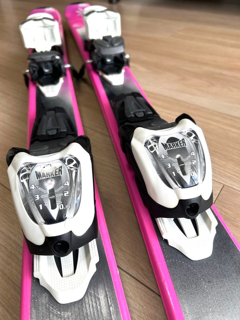 ジュニア　女の子　スキー3点セット　★スキー板&ブーツ&ポール