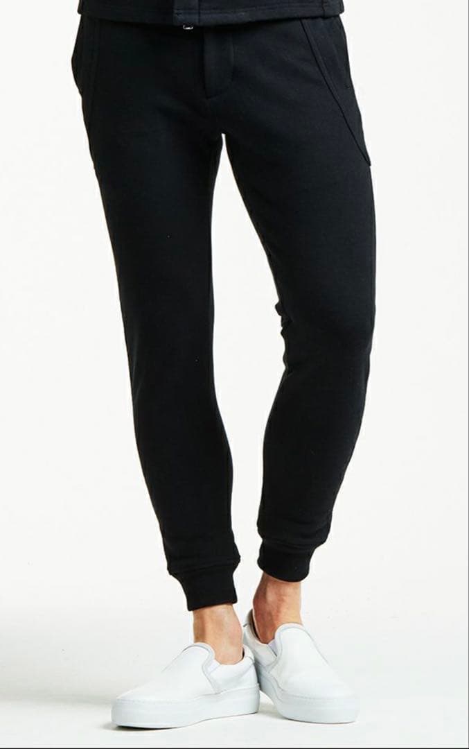 定価7万AKM STRETCH EASY RIB スウェットパンツ