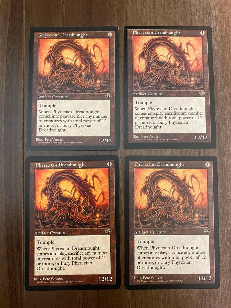 ファイレクシアン・ドレッドノート　英語版　4枚セット
