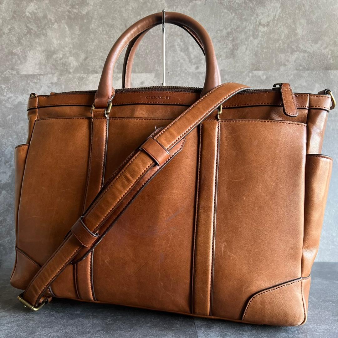 ⭐️COACH⭐️コーチ 2way ビジネスバッグ 71067 レザー ブラウン