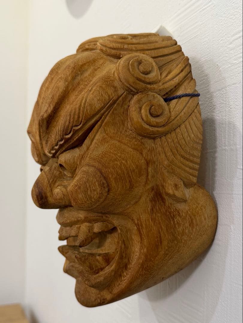 不動明王　手彫りお面　今だけ値下げ❗️