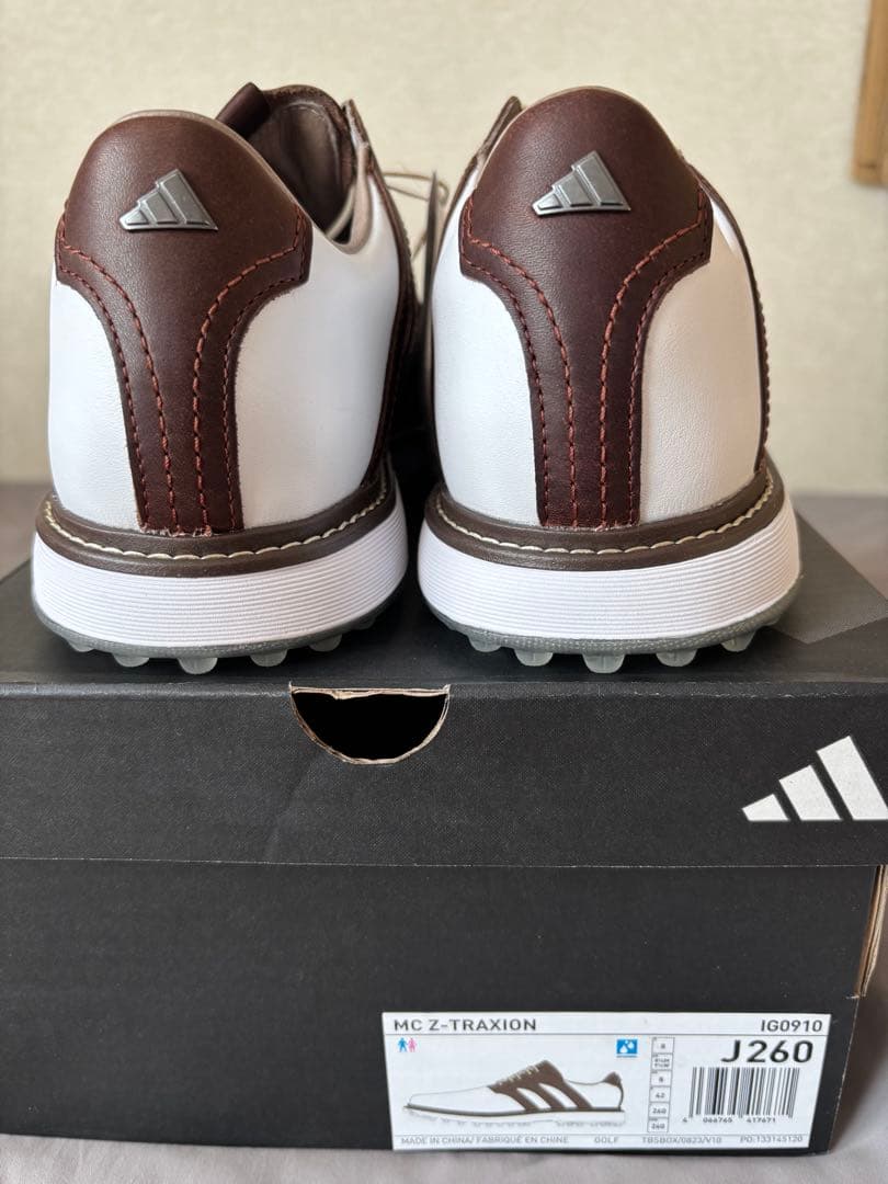 シューズ(男性用) adidas MC Z-TRAXION SPIKELESS GOLF 26.0