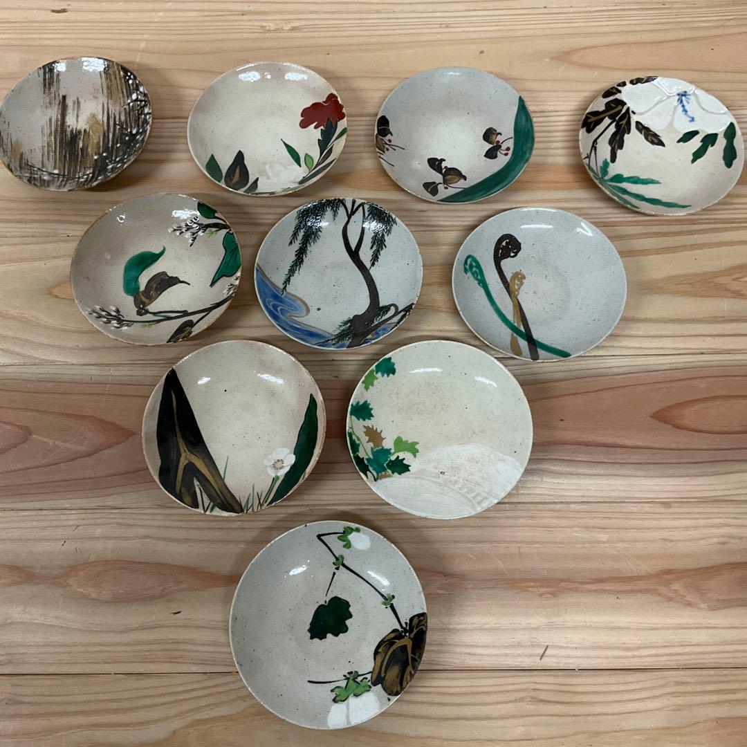 乾山　絵替わり手塩皿　10客